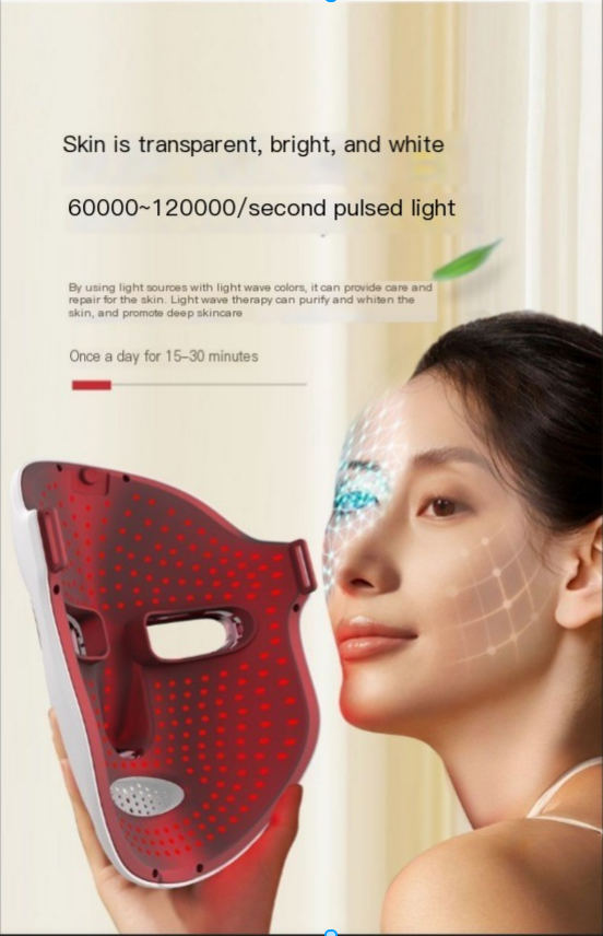 mascarilla facial led